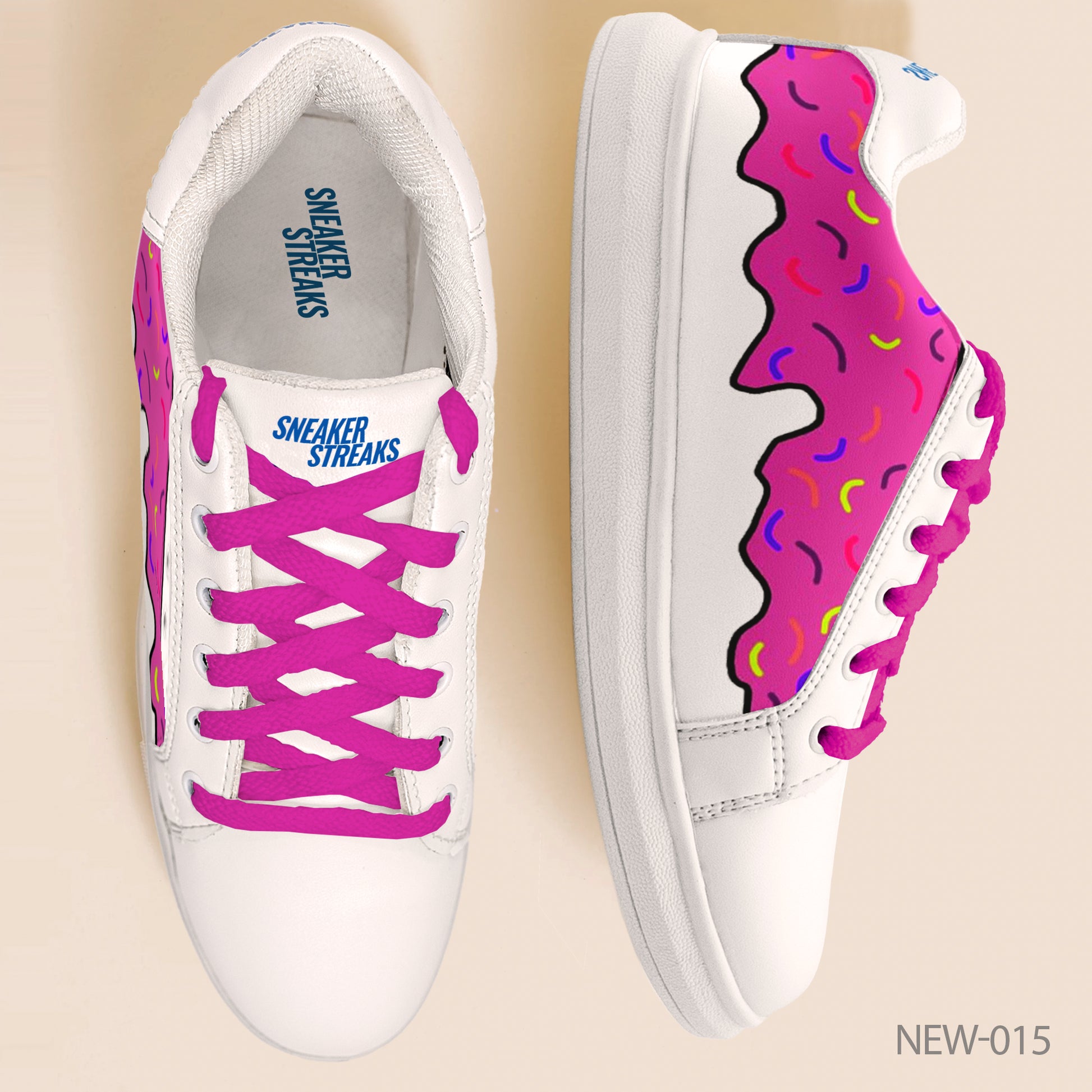 donut kicks(pink dount with colorfull sprinkes)