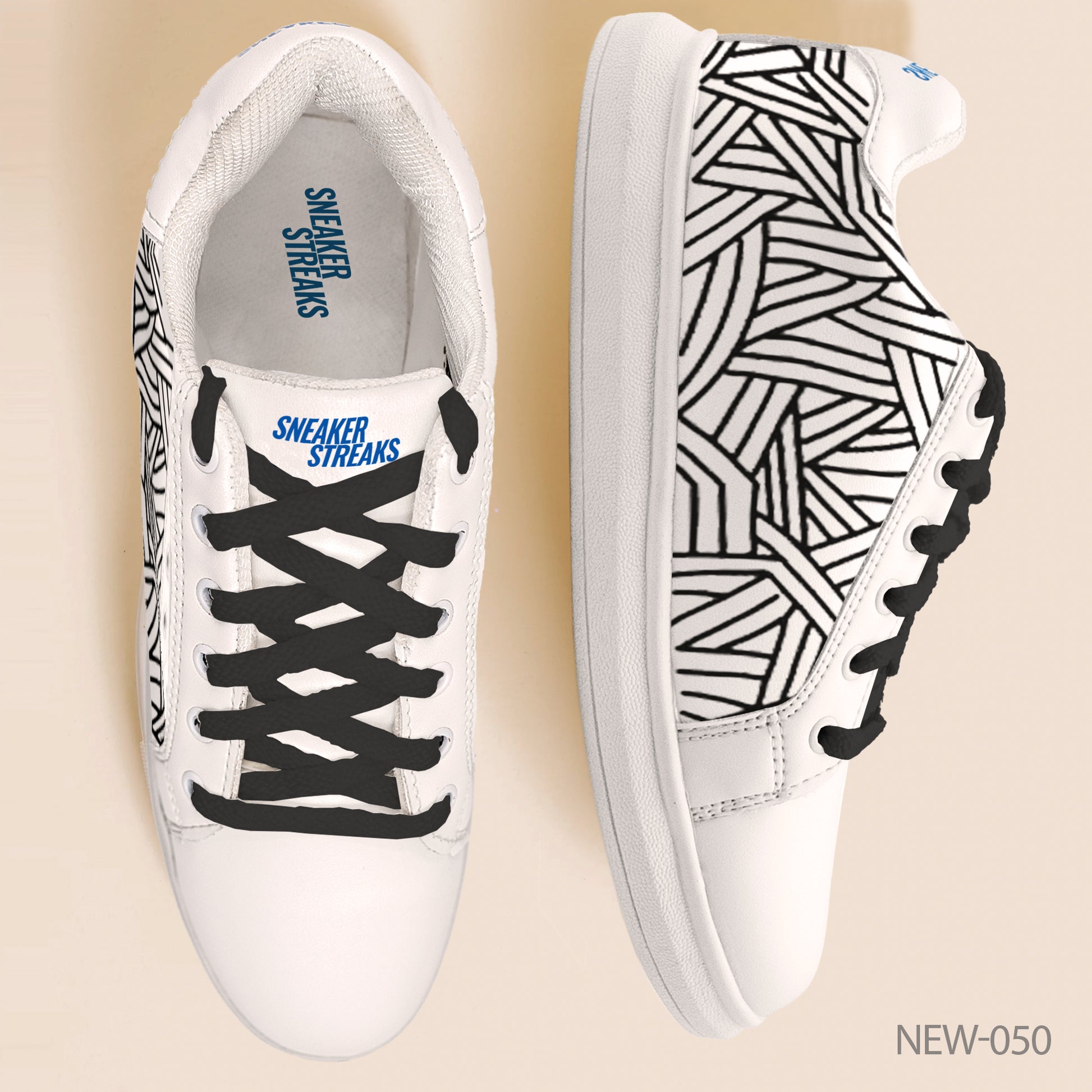 Zebra Stride (Black and white lines)