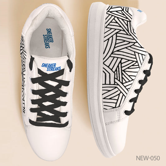 Zebra Stride (Black and white lines)