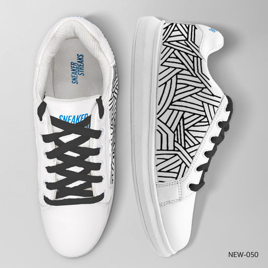 Zebra Stride (Black and white lines)