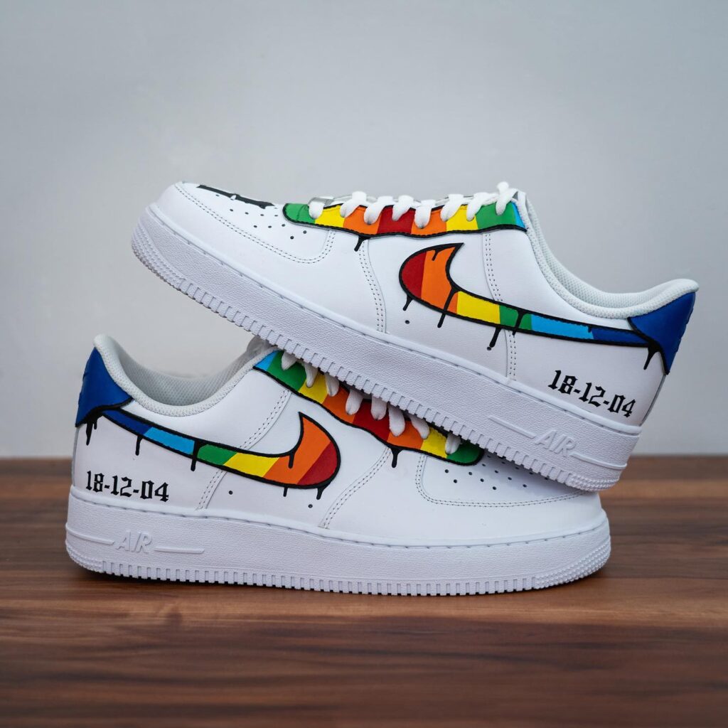 Color Cascade | CUSTOM AF1's
