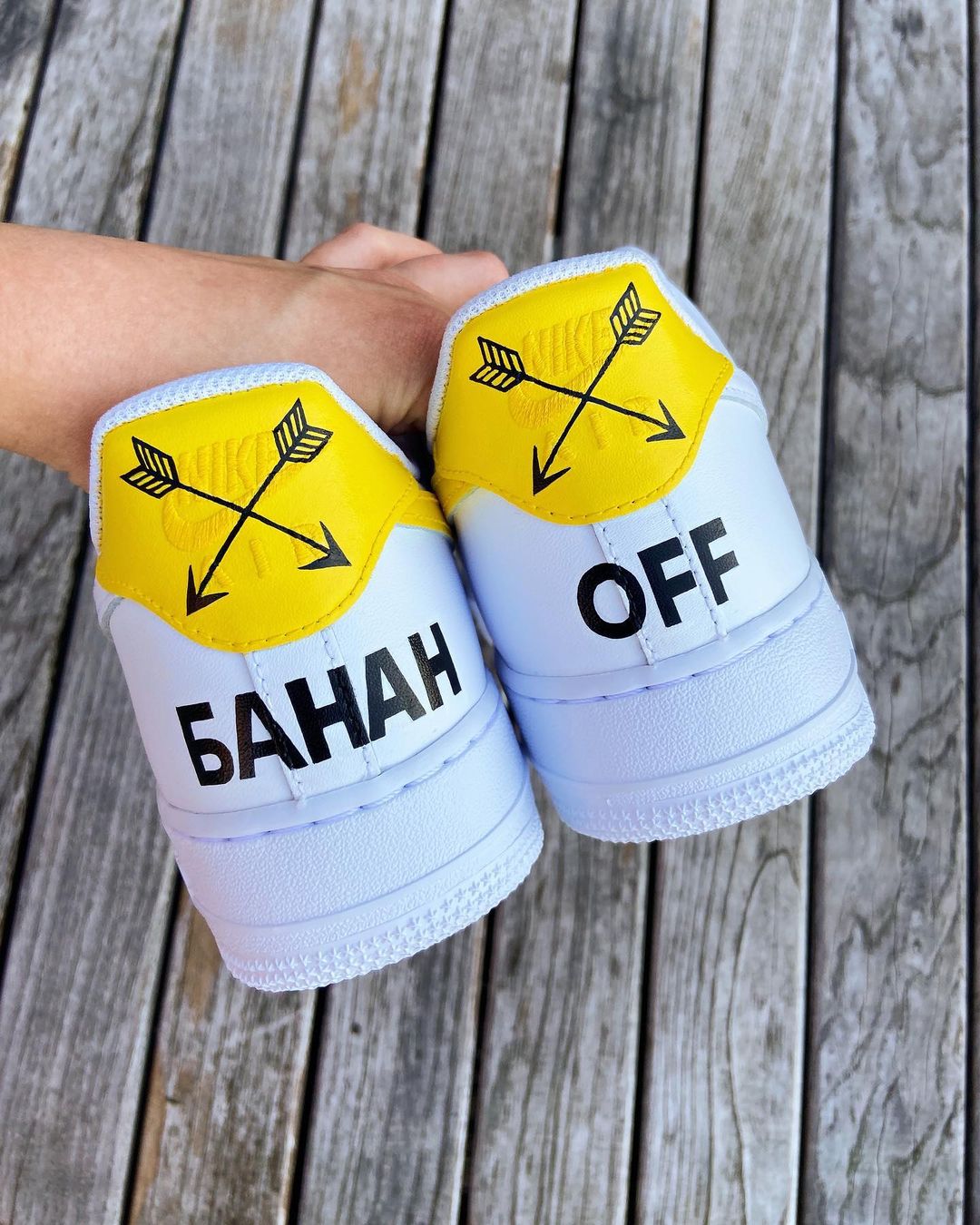 Cool Bananas | CUSTOM AF1's