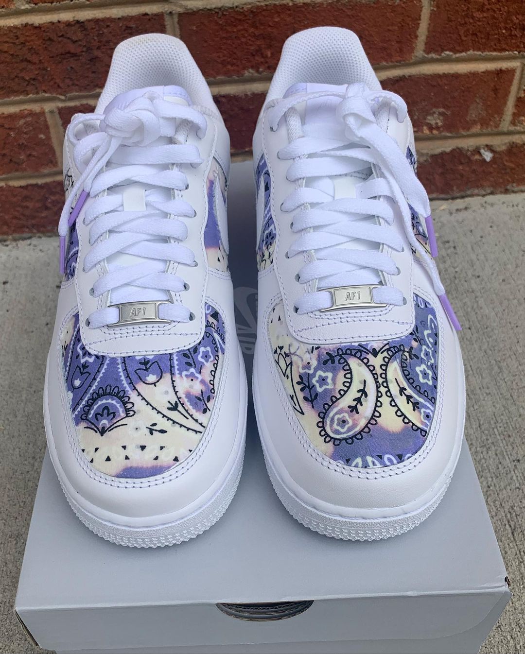 Lavender Paisley | CUSTOM AF1's