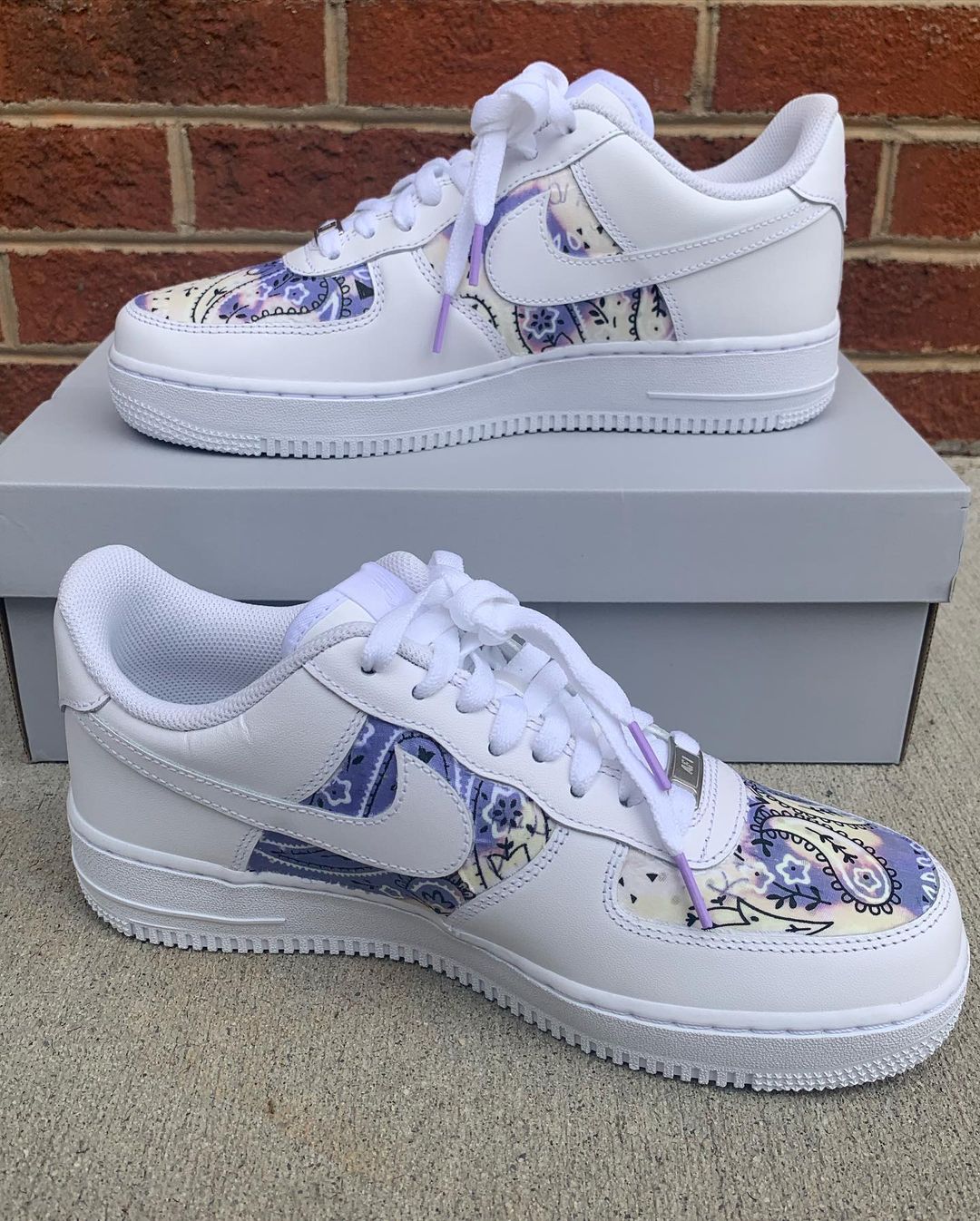 Lavender Paisley | CUSTOM AF1's