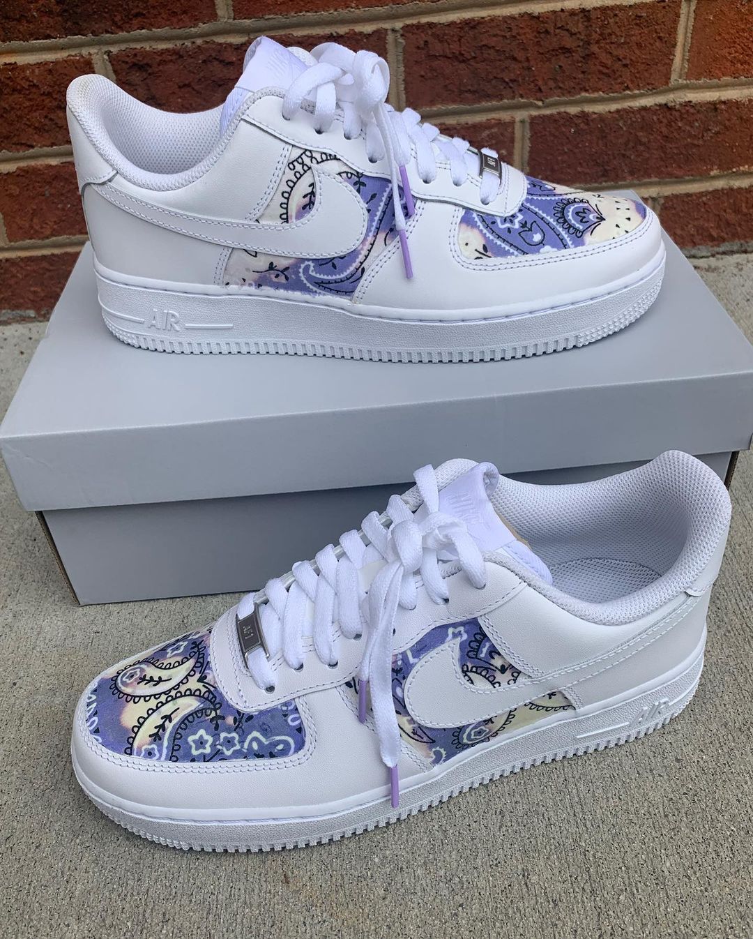 Lavender Paisley | CUSTOM AF1's