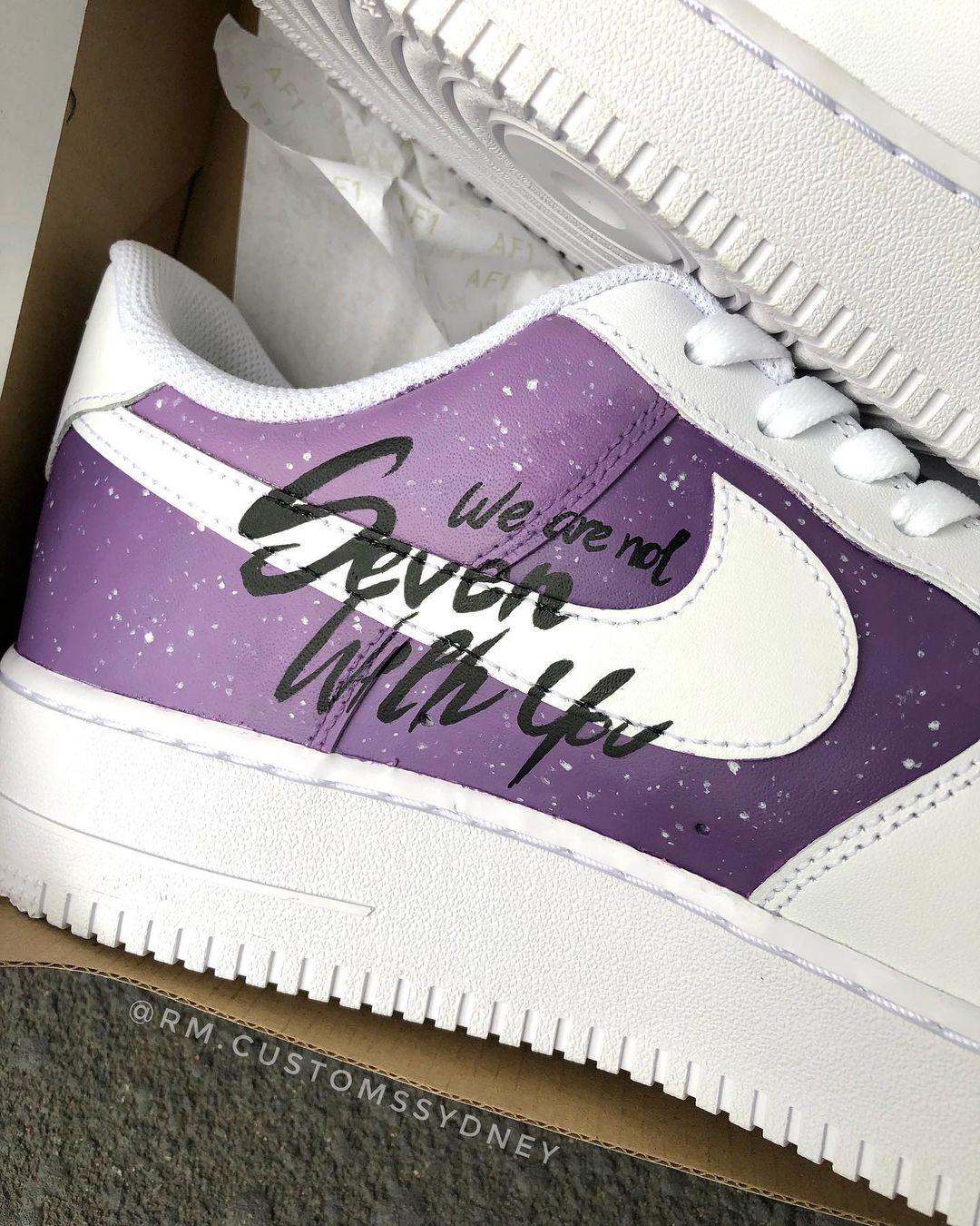 Seven With You | CUSTOM AF1's