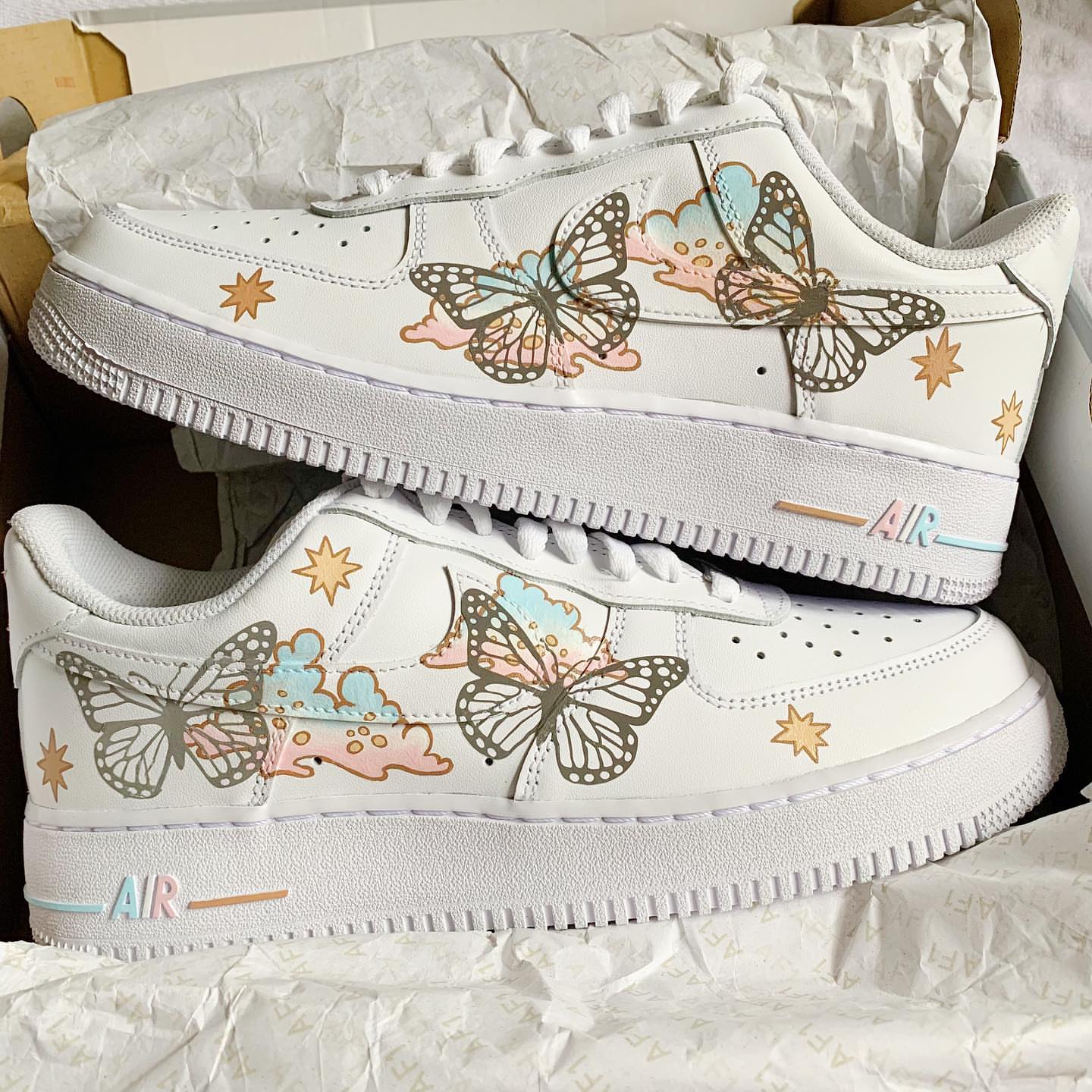 Sky Flutter | CUSTOM AF1's