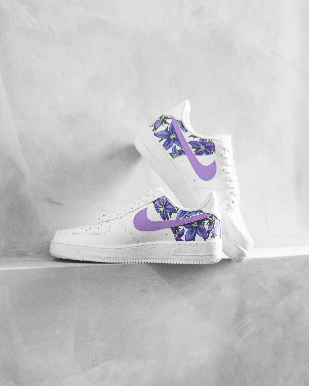 Lavender Bloom Butterflies | CUSTOM AF1's