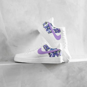 Lavender Bloom Butterflies | CUSTOM AF1's
