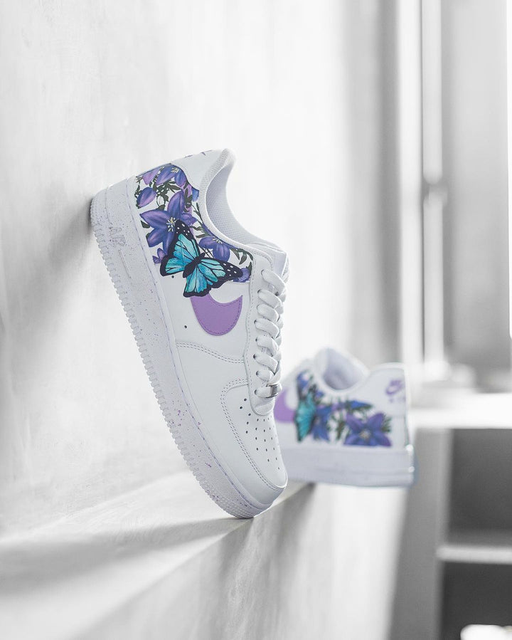Lavender Bloom Butterflies | CUSTOM AF1's