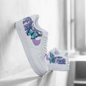Lavender Bloom Butterflies | CUSTOM AF1's