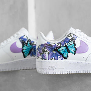 Lavender Bloom Butterflies | CUSTOM AF1's