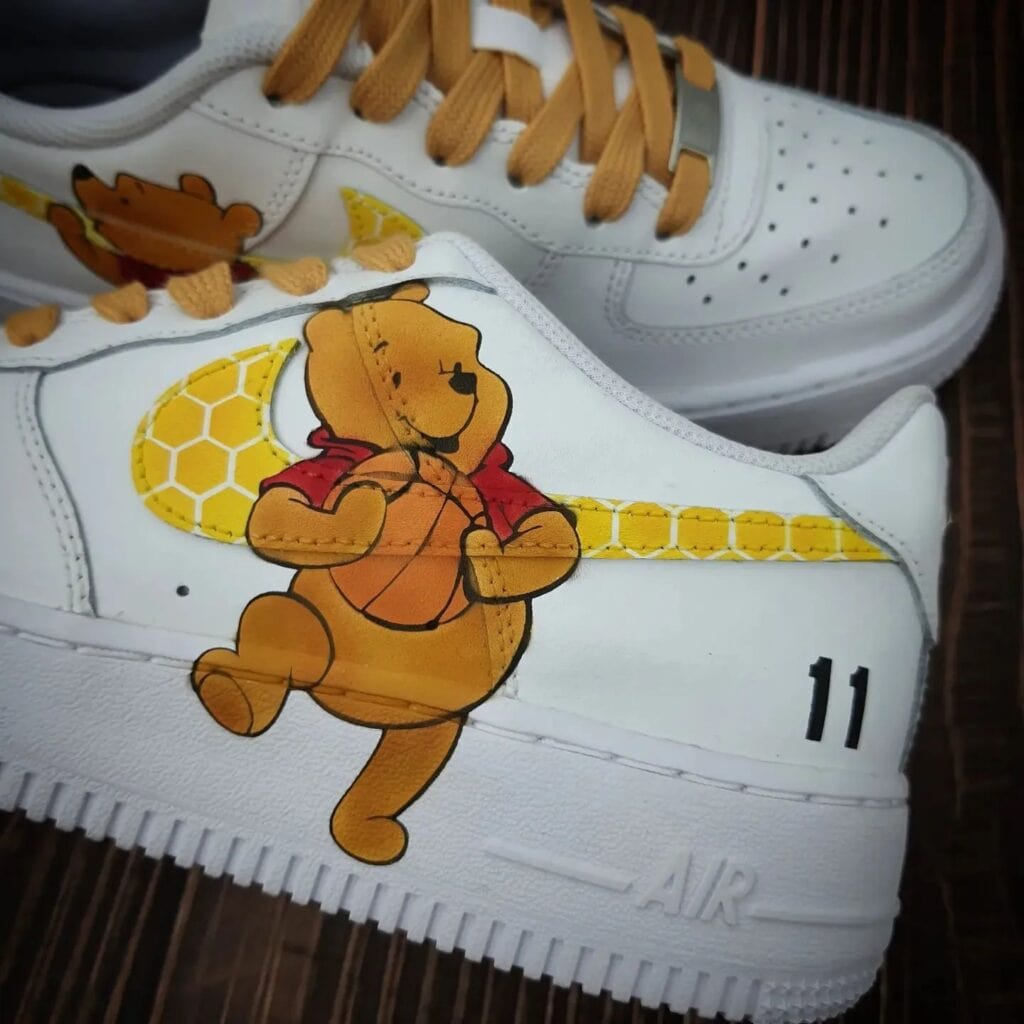 Pooh's Honey Hoops | CUSTOM AF1's