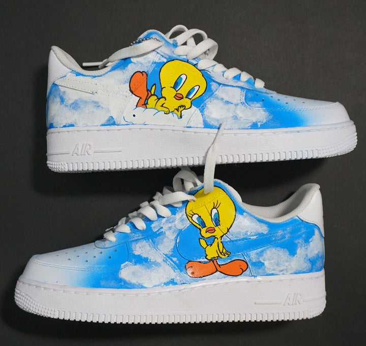 Tweety Skies | CUSTOM AF1's