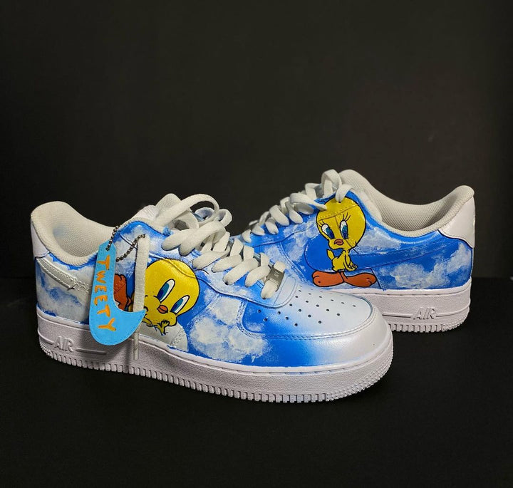 Tweety Skies | CUSTOM AF1's
