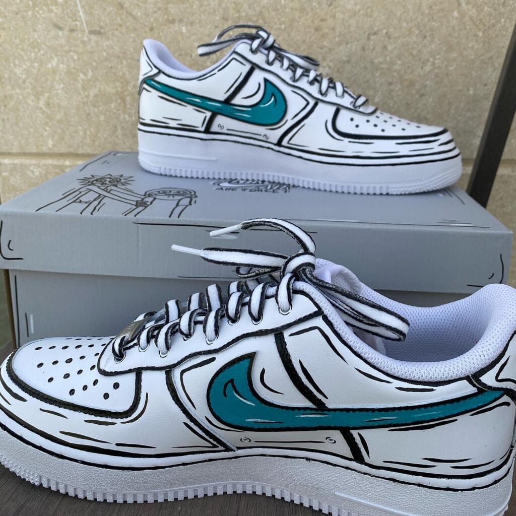Wubba Lubba Dub Dub | CUSTOM AF1's