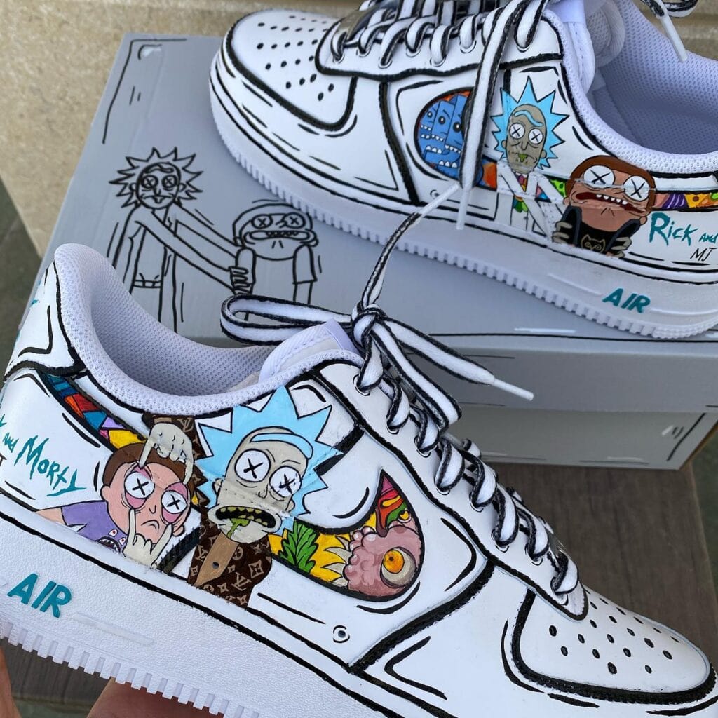 Wubba Lubba Dub Dub | CUSTOM AF1's