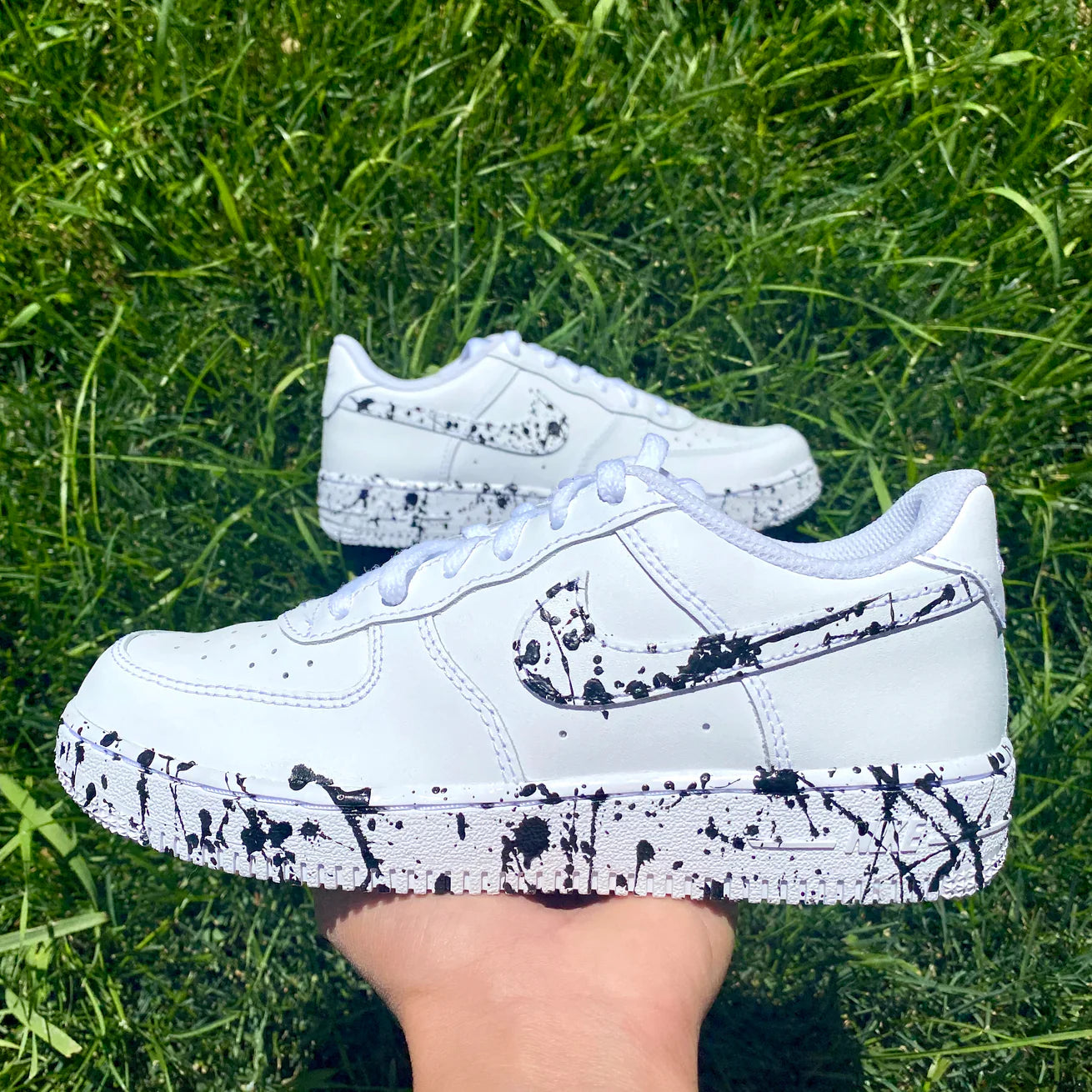 Monochrome Grunge | CUSTOM AF1's