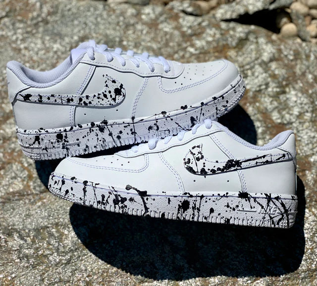 Monochrome Grunge | CUSTOM AF1's