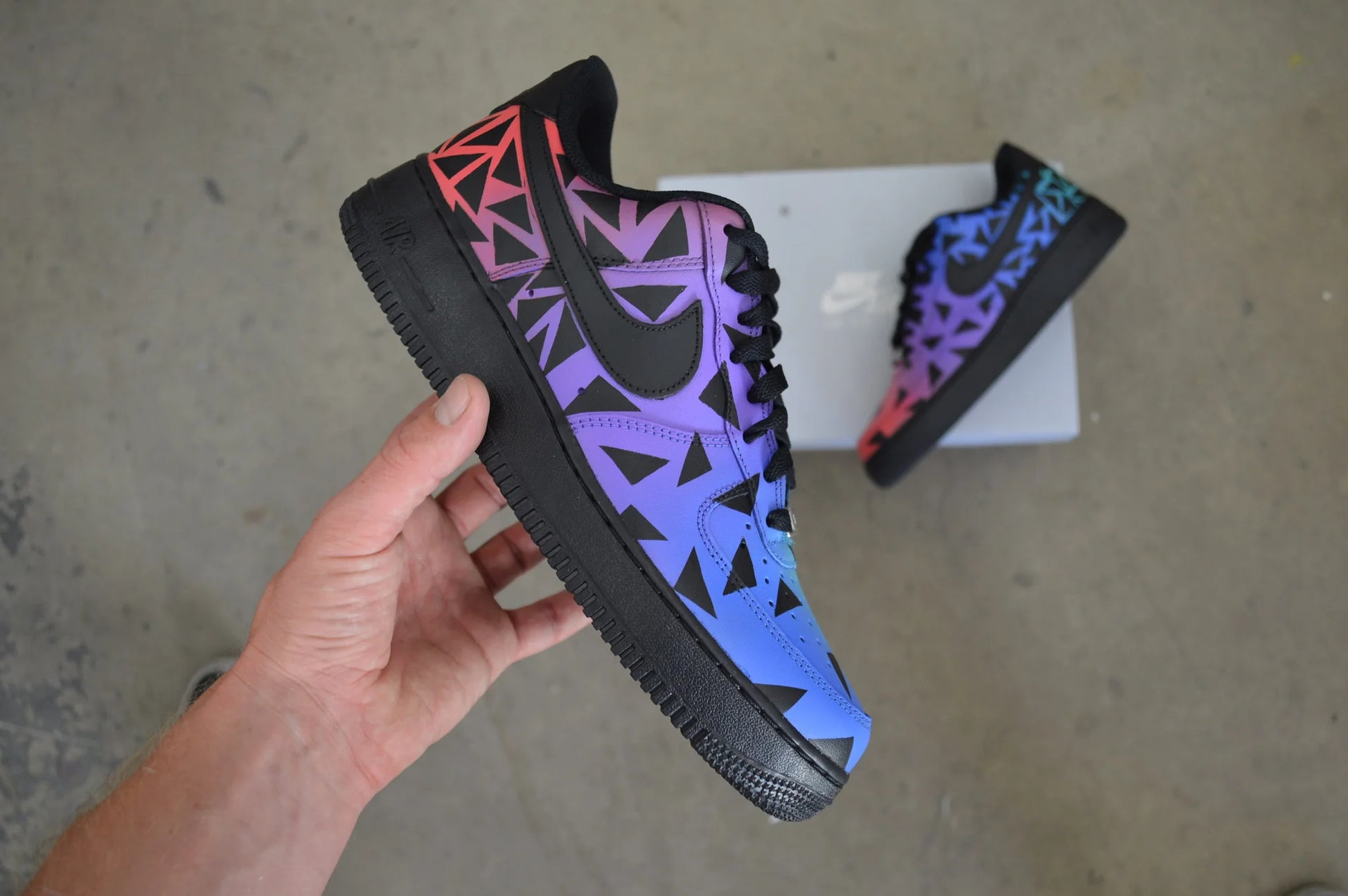 Vibrant Geo | CUSTOM AF1's
