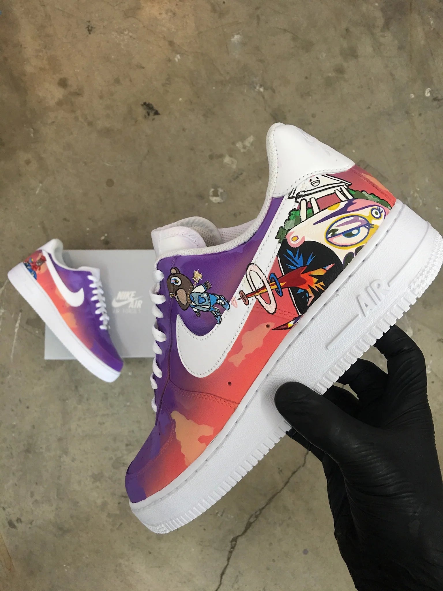 Sunset Pop | CUSTOM AF1's