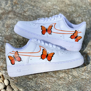 Orange Flutter Kicks | CUSTOM AF1's