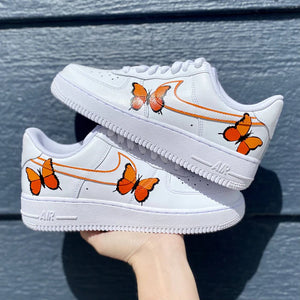 Orange Flutter Kicks | CUSTOM AF1's
